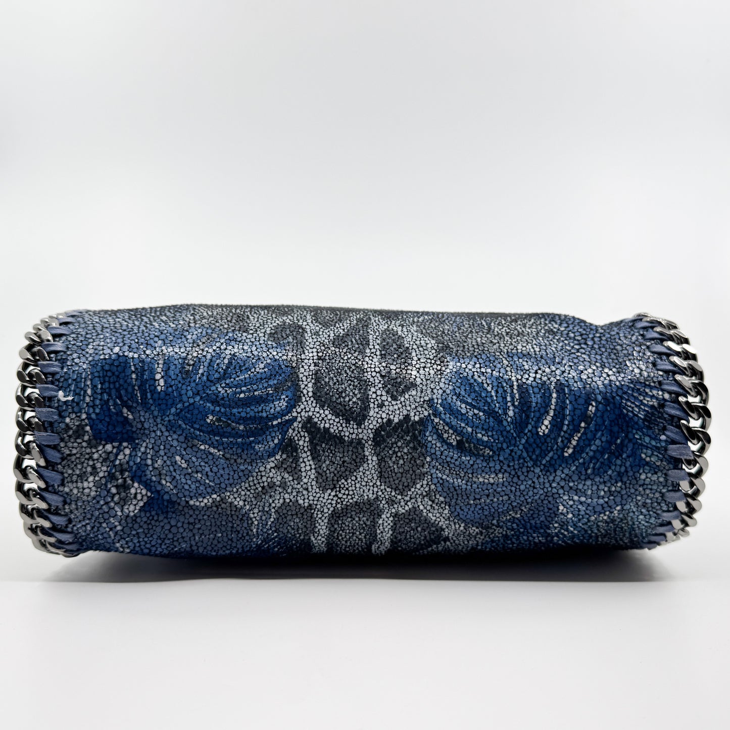 Stella McCartney Blue Snake & Jungle Print Falabella Mini Shoulder Bag
