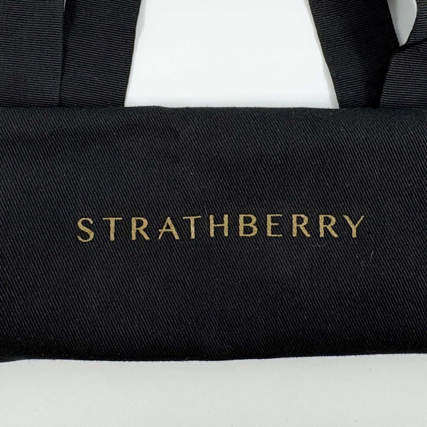 Strathberry Khaki Green Leather Mosaic Nano Crossbody Bag