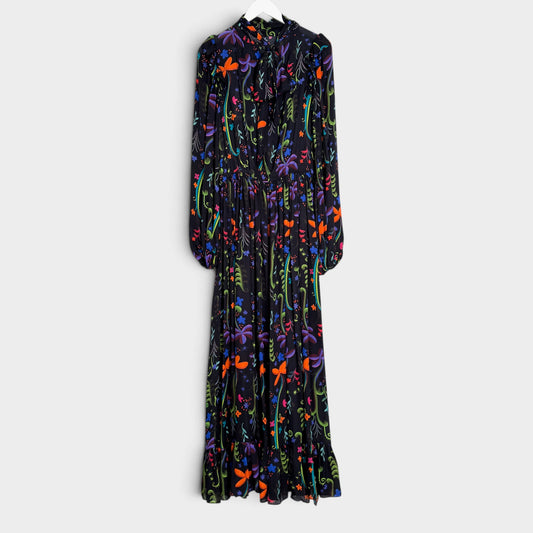 Romance Was Born X Disney Silk Floral Print Dress Medium ~ AU12 [NEW]