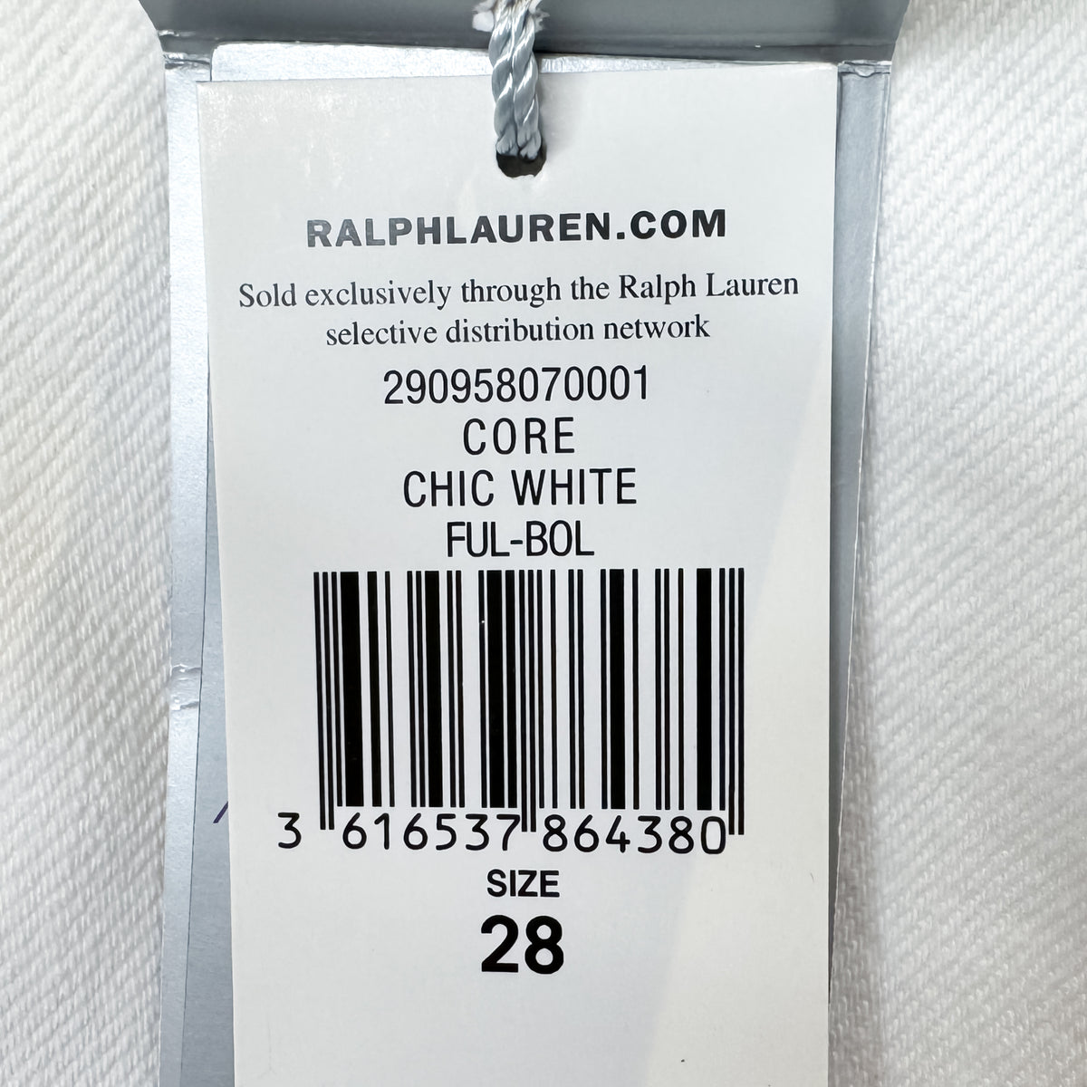 Ralph Lauren White Denim Cotton White Jeans W28 ~ AU10 [NEW]