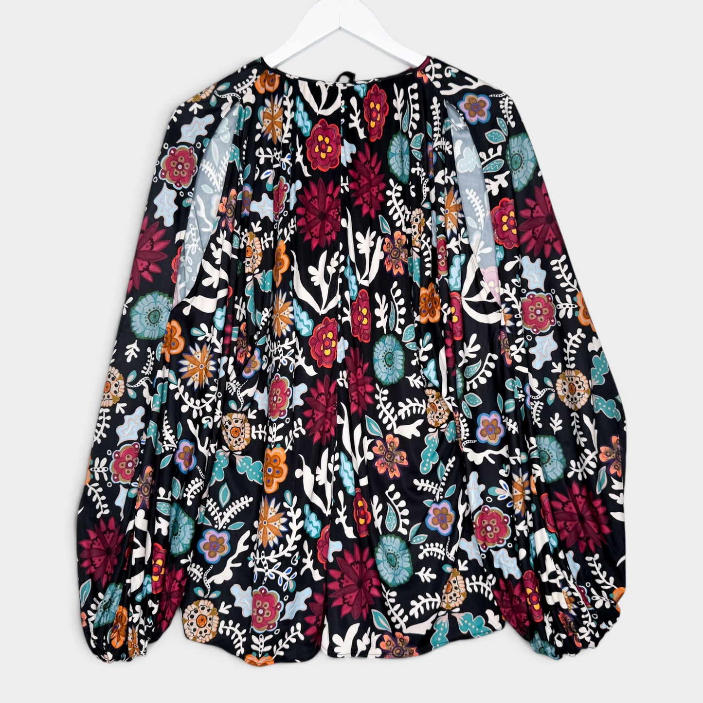 La Doublej  Multicoloured Floral Aphrodite Top X-Large ~ AU14-16