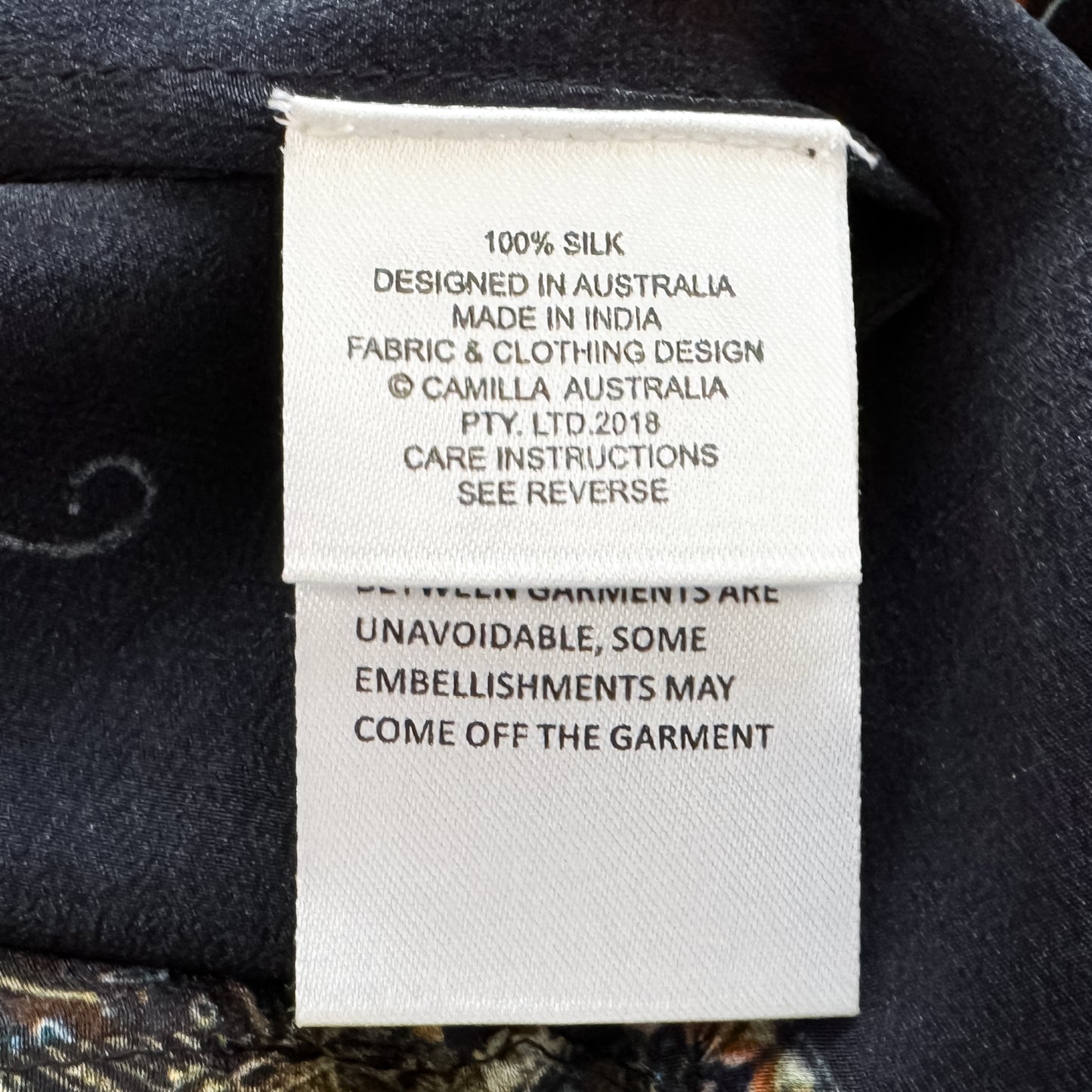 Camilla Night Garden Silk Floral Kimono Jacket Medium AU12~14 [NEW]
