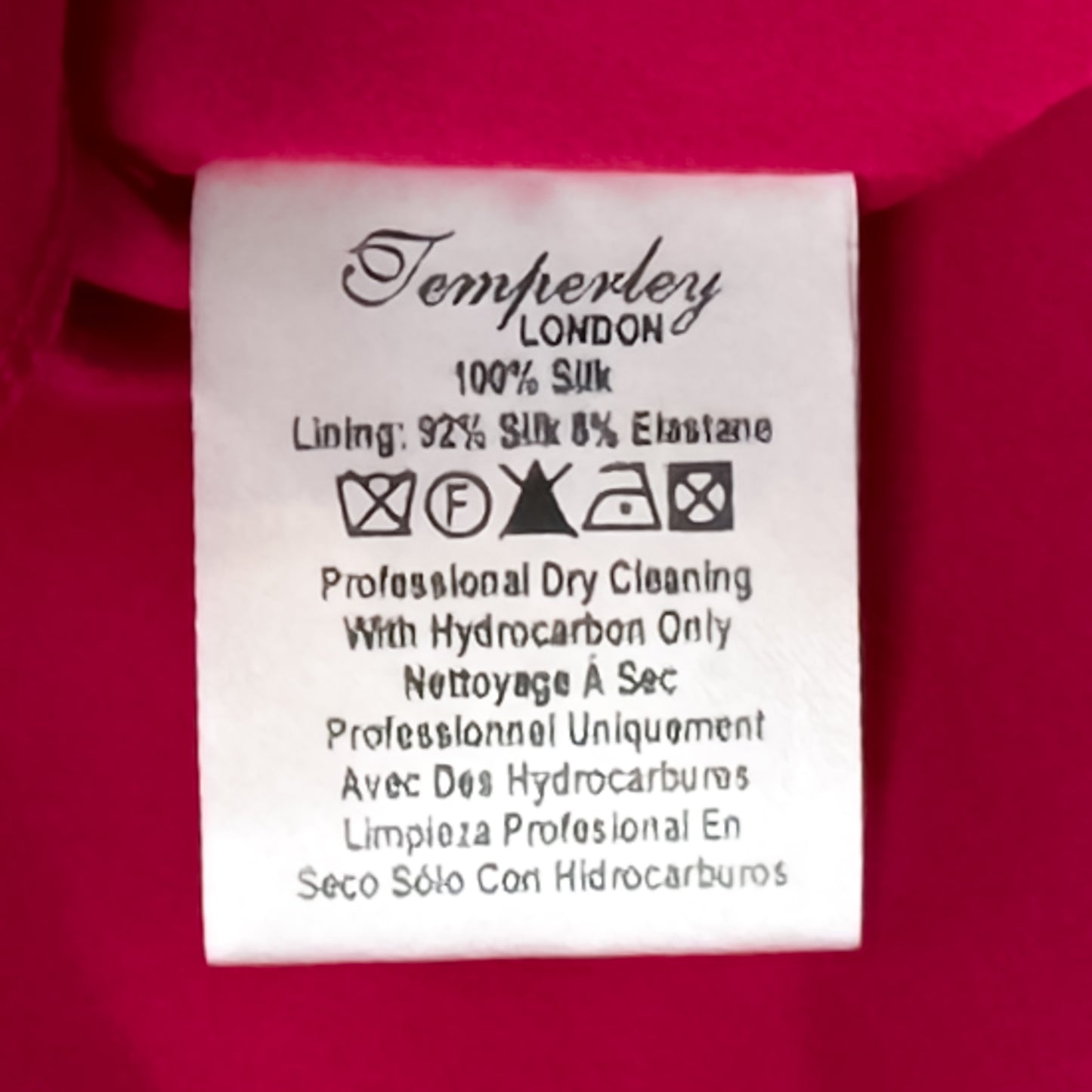 Temperley London Pink Embroidered Dress Large ~ AU14 [NEW]