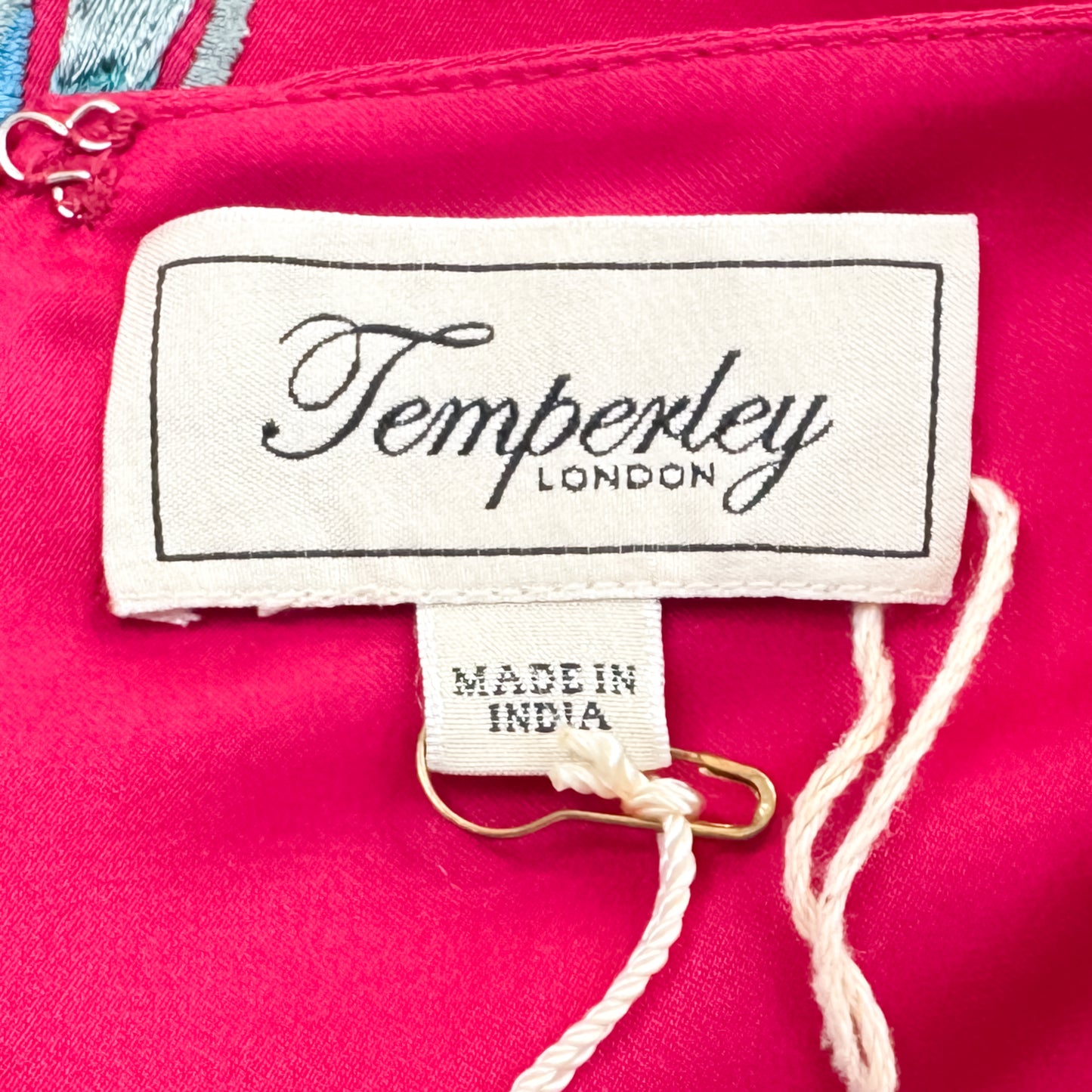 Temperley London Pink Embroidered Dress Large ~ AU14 [NEW]