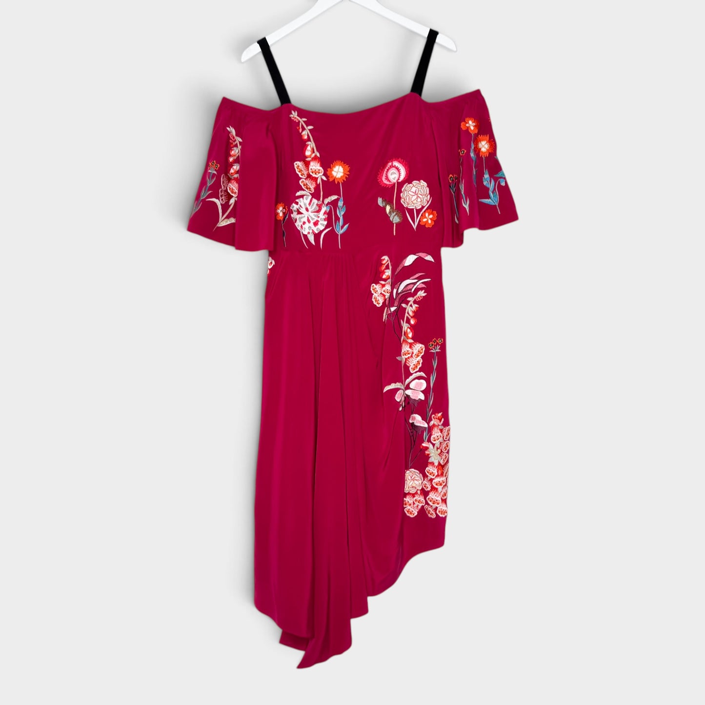 Temperley London Pink Embroidered Dress Large ~ AU14 [NEW]