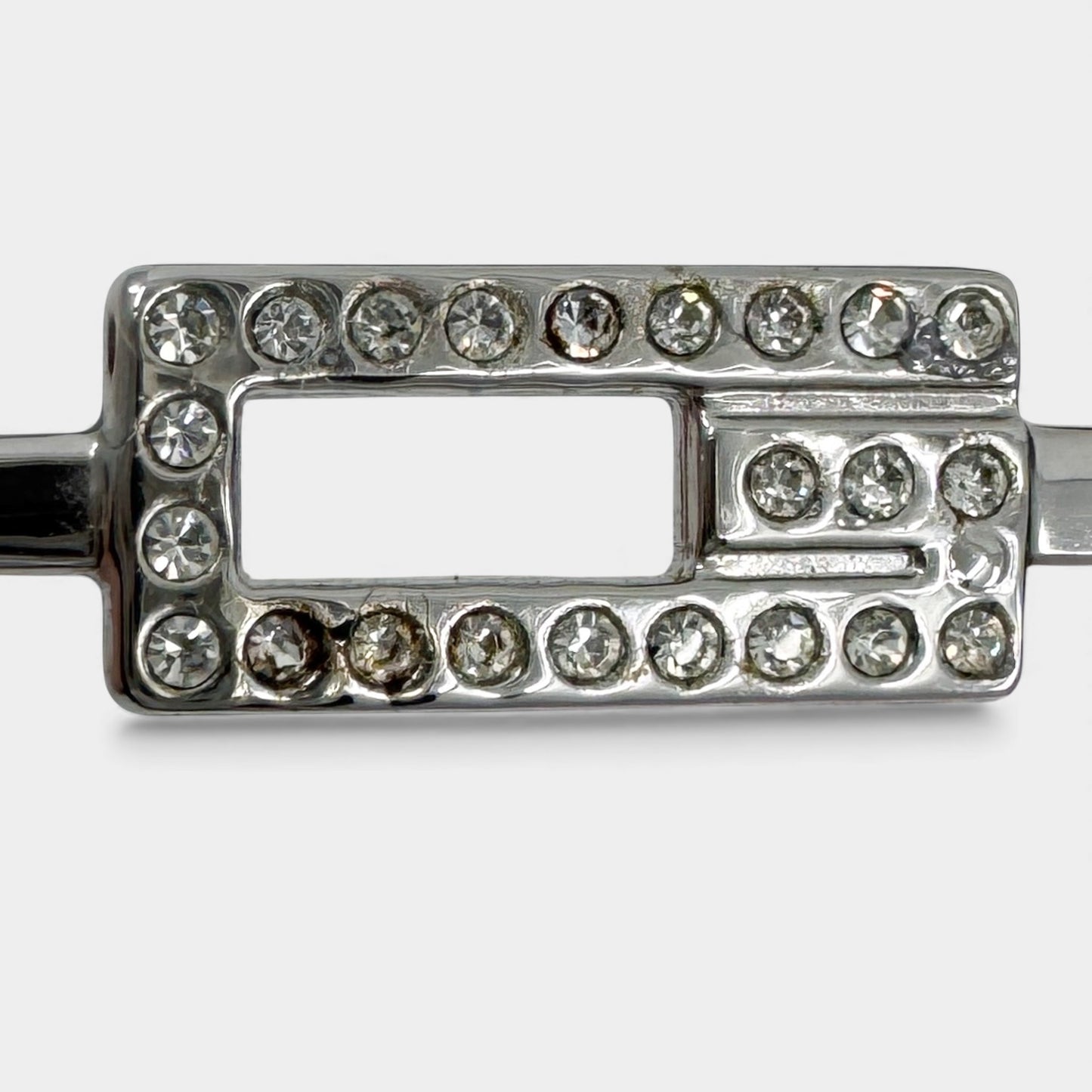 Gucci Vintage Rimless Purple Strass Logo Sunglasses GG1784/S