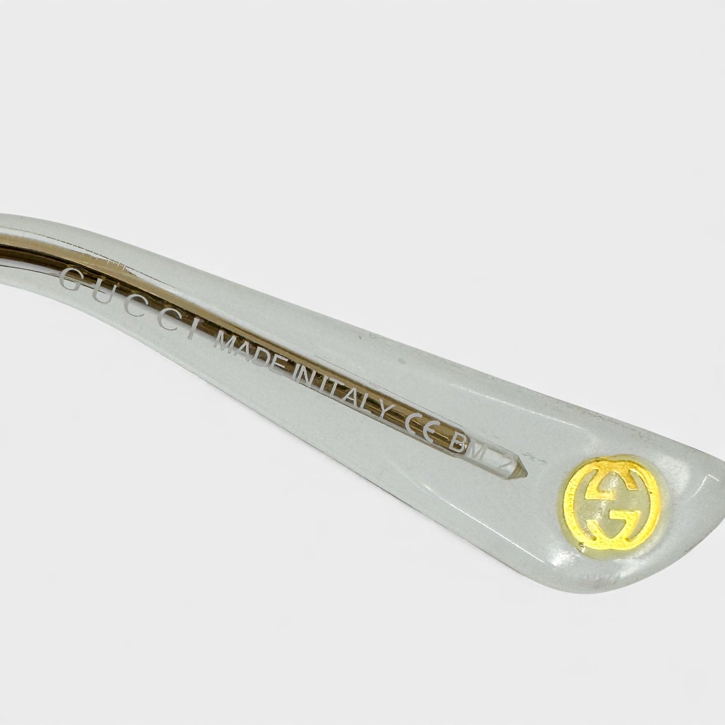 Gucci Vintage Tortoiseshell & Gold Tone Bamboo Aviator Sunglasses GG4276/S