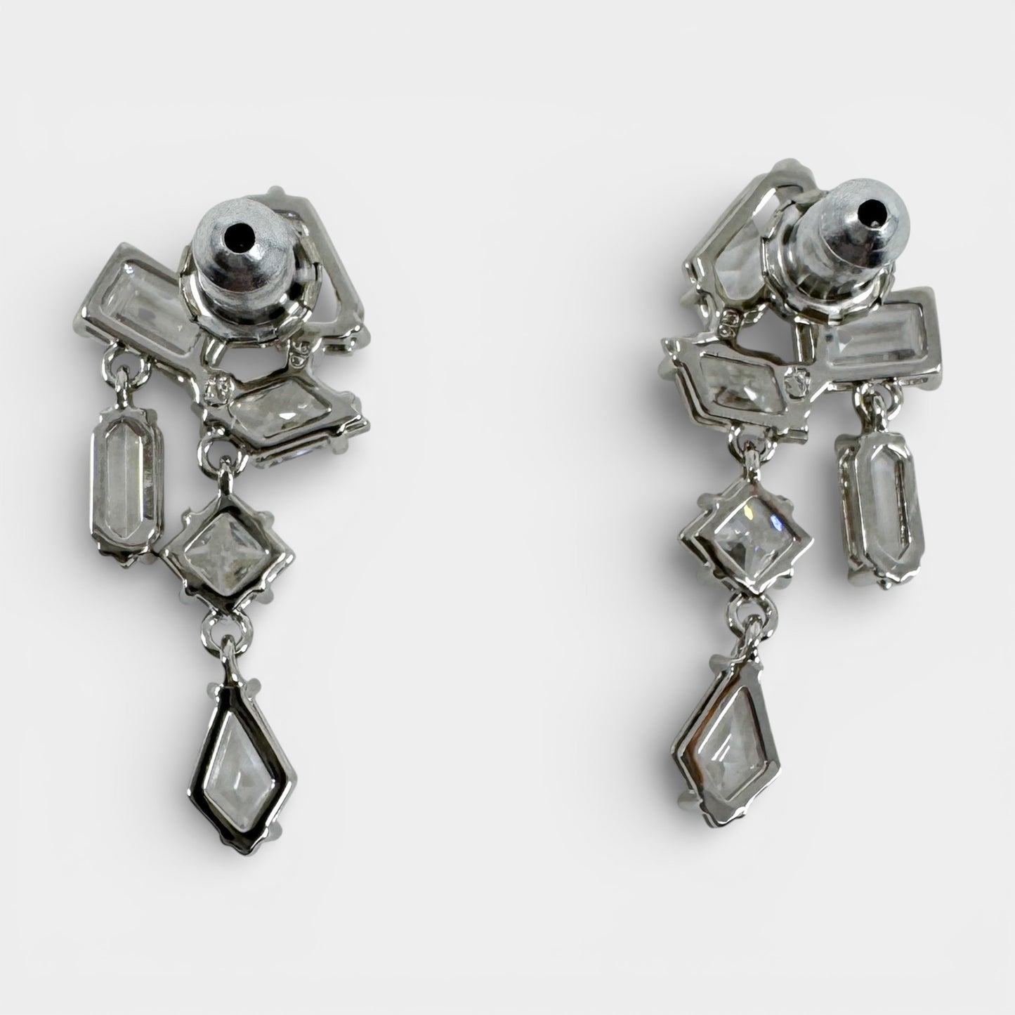 Swarovski Mesmera White Crystal Rhodium Plated Earrings [5665825]