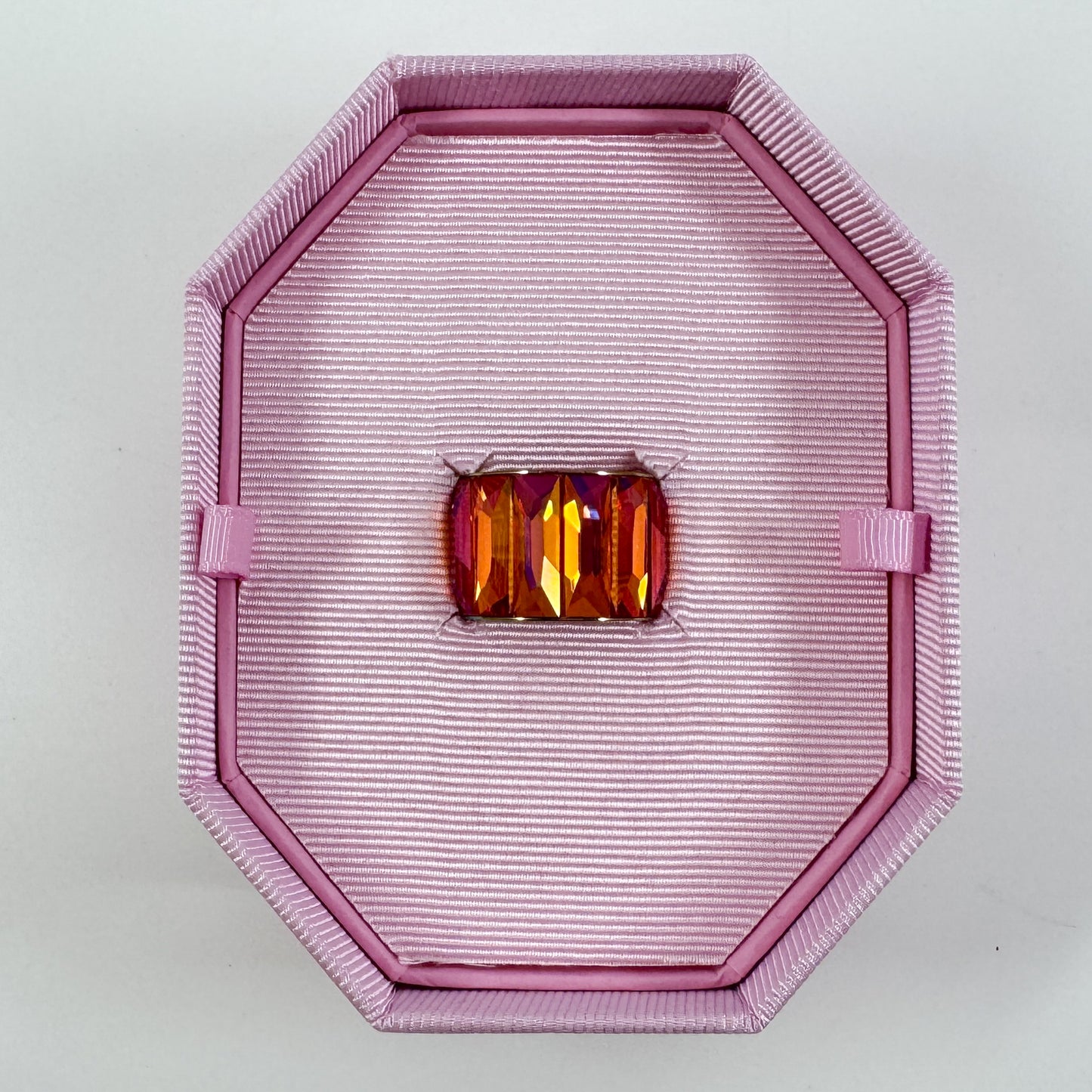 Swarovski Pink Orange Crystal Ring Size 58 [5607415]