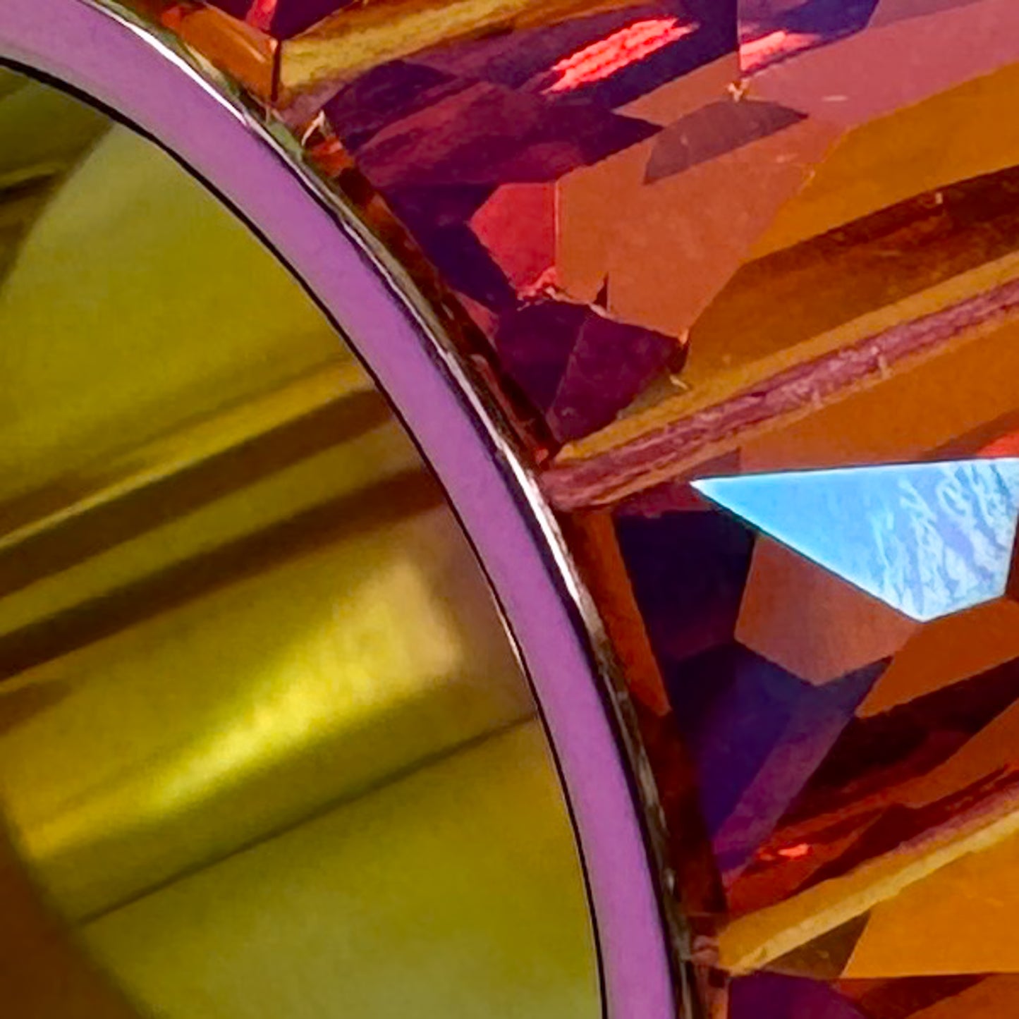 Swarovski Pink Orange Crystal Ring Size 58 [5607415]