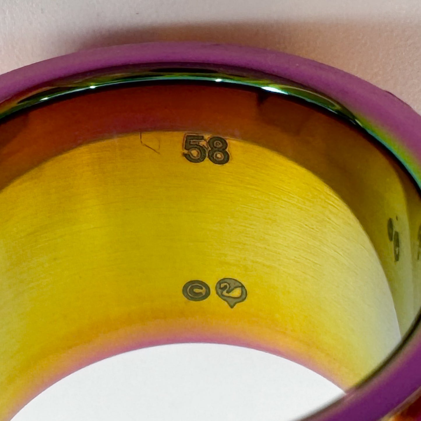 Swarovski Pink Orange Crystal Ring Size 58 [5607415]