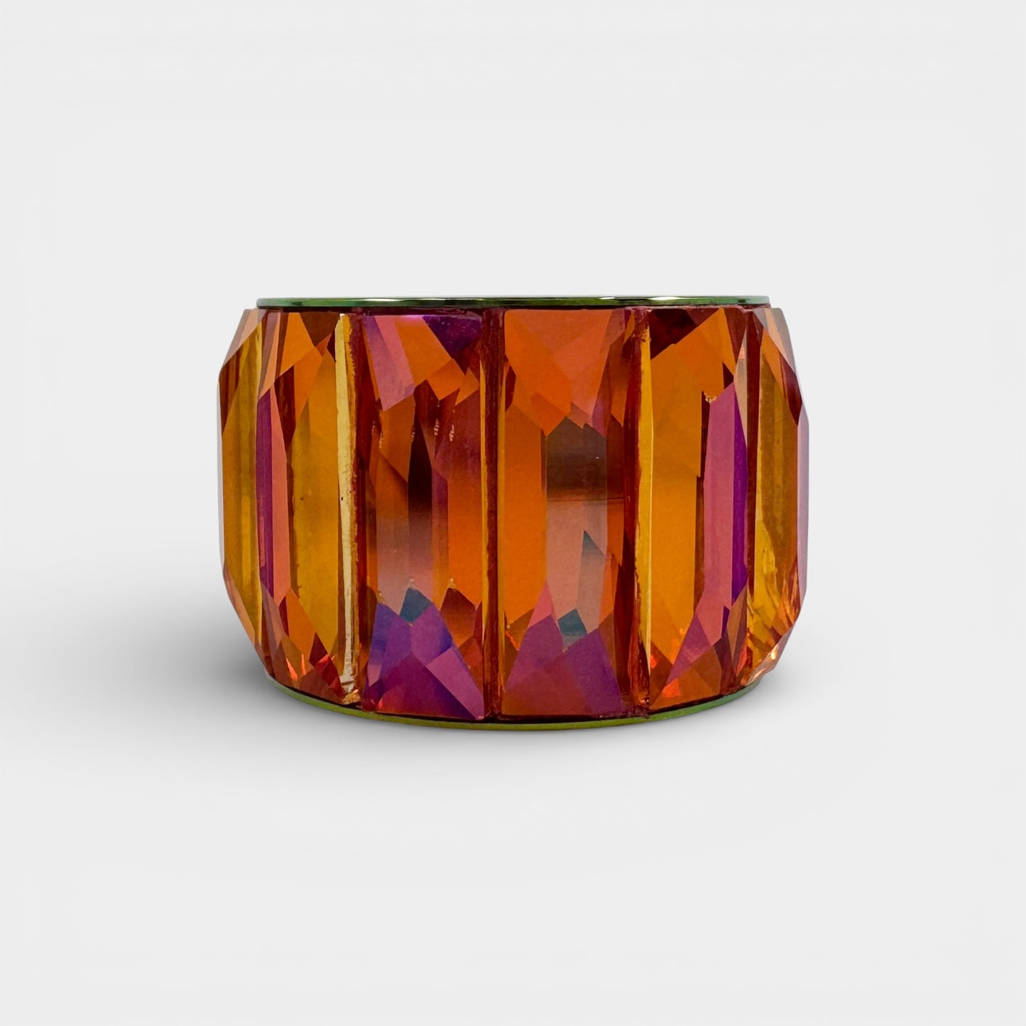 Swarovski Pink Orange Crystal Ring Size 58 [5607415]
