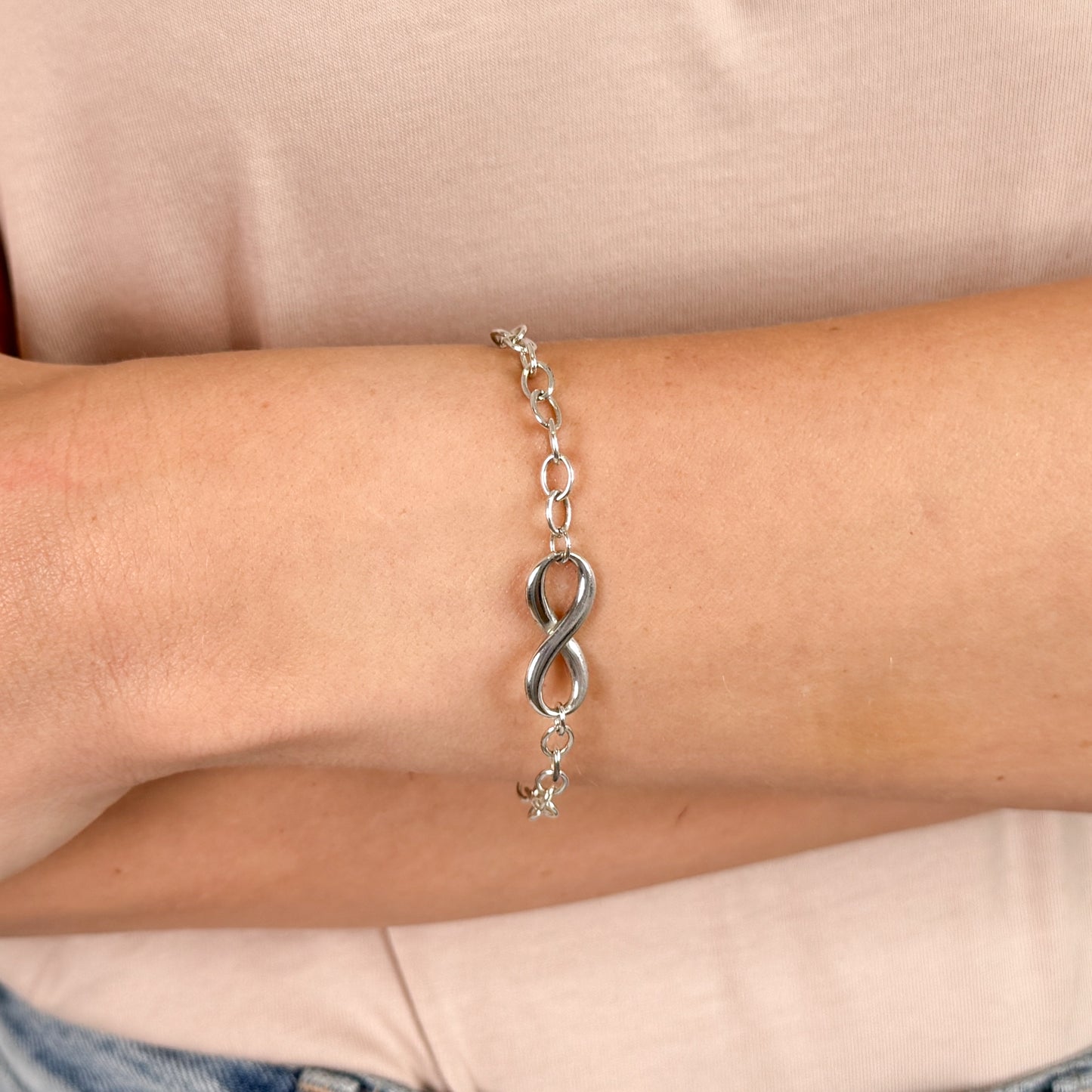 Tiffany & Co. Silver (925) Infinity Bracelet