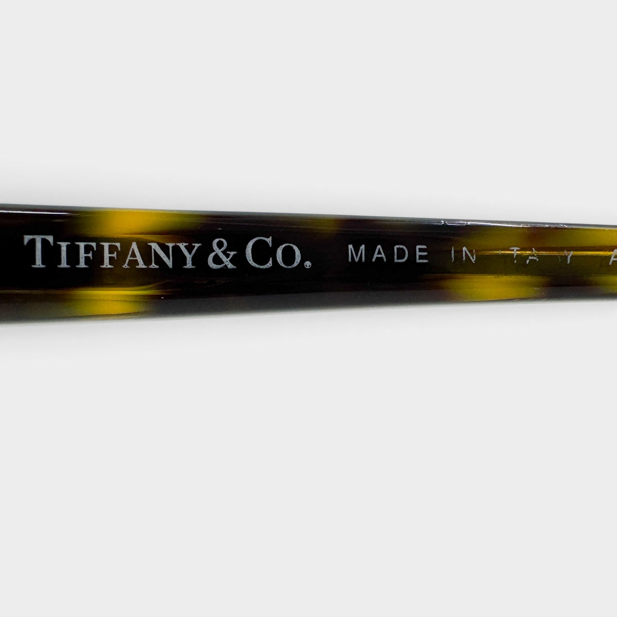 Tiffany & Co. Brown Tortoiseshell Rectangle Sunglasses [TF4023]