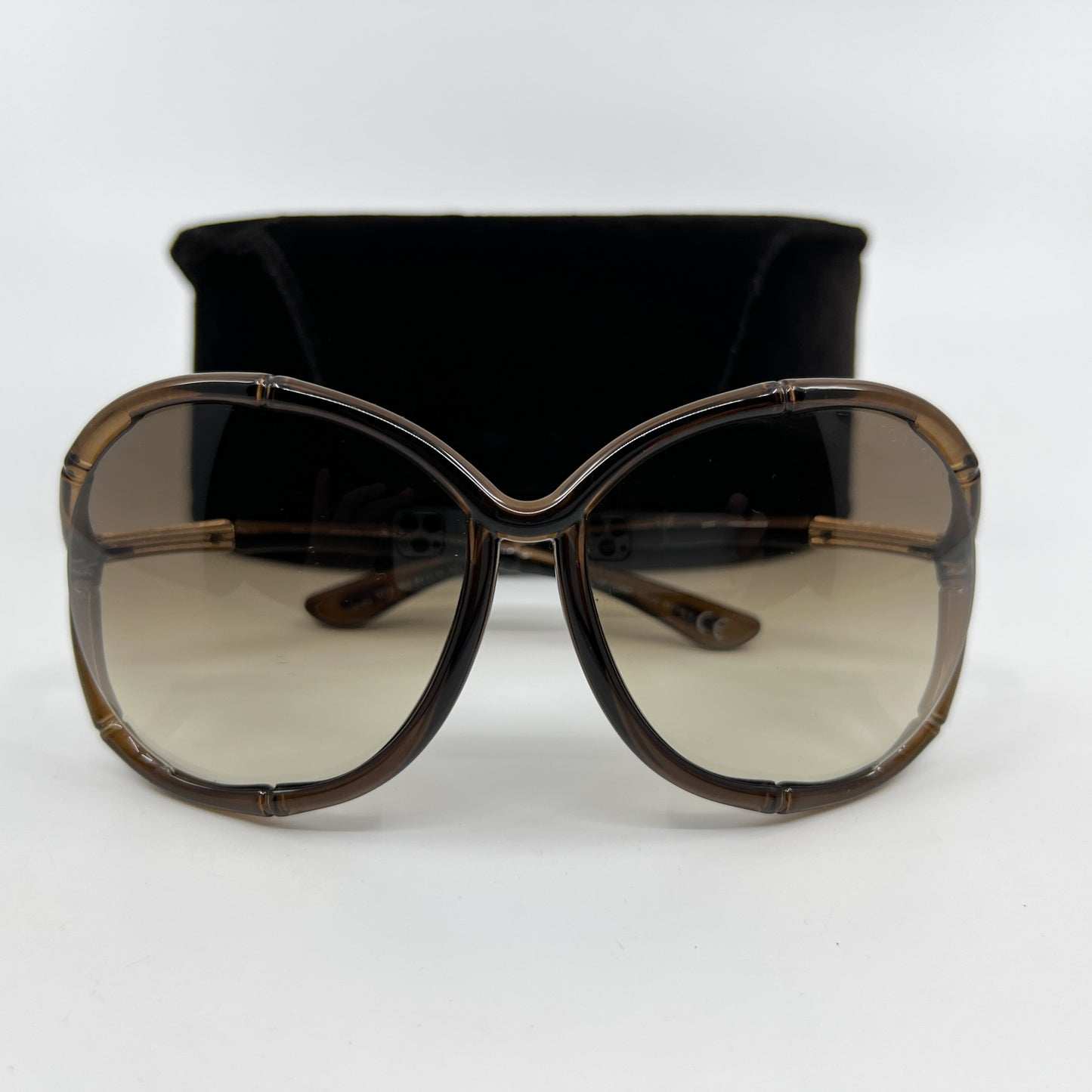 Tom Ford Brown Claudia #TF75 Sunglasses