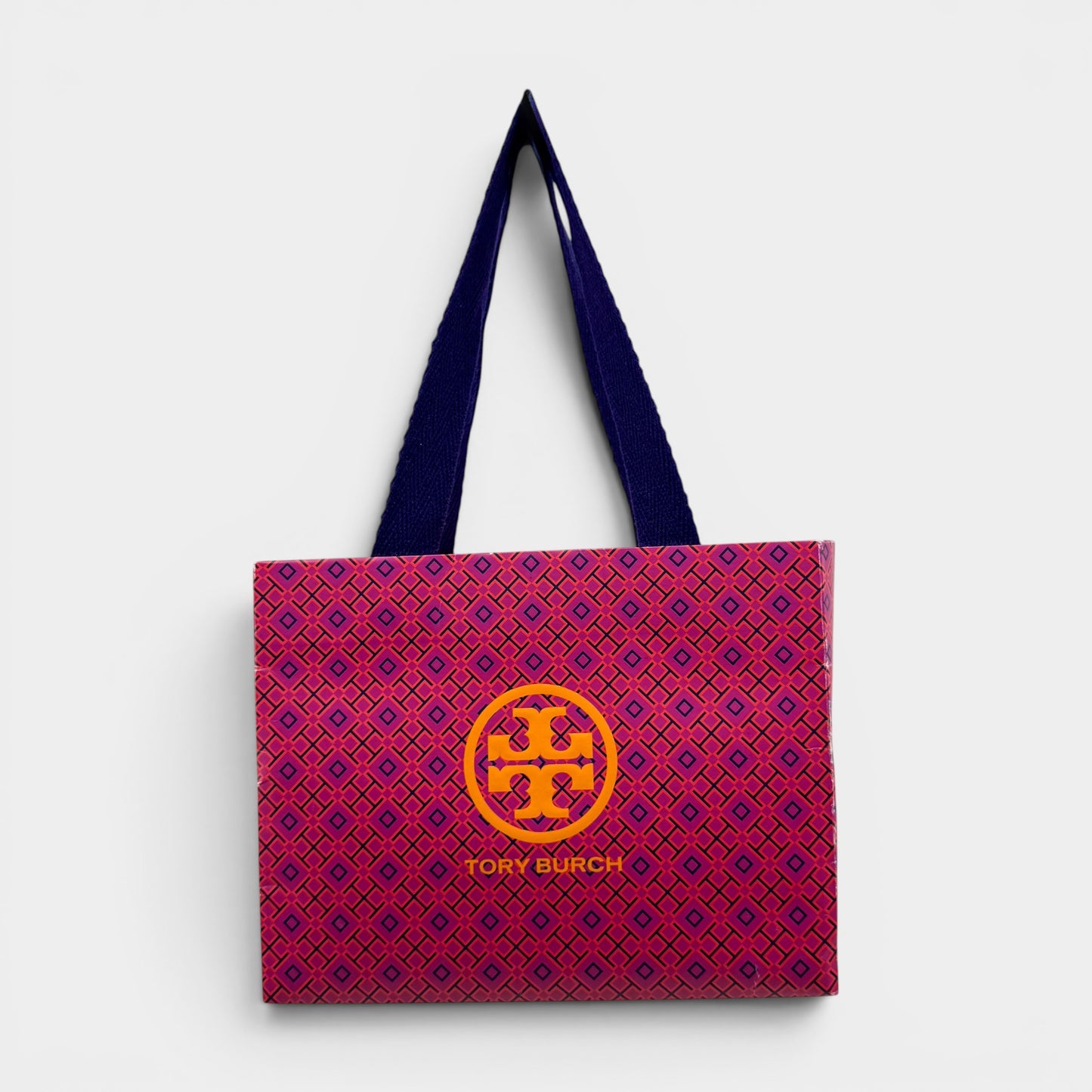Tory Burch Apricot Leather Kira Diamond Quilt Mini Flap Bag [NEW]