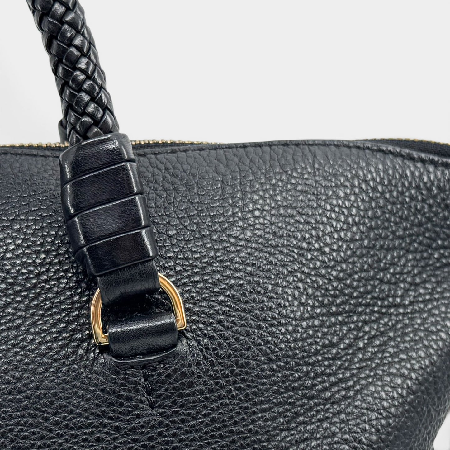 Tory Burch Black Leather Taylor Satchel Bag