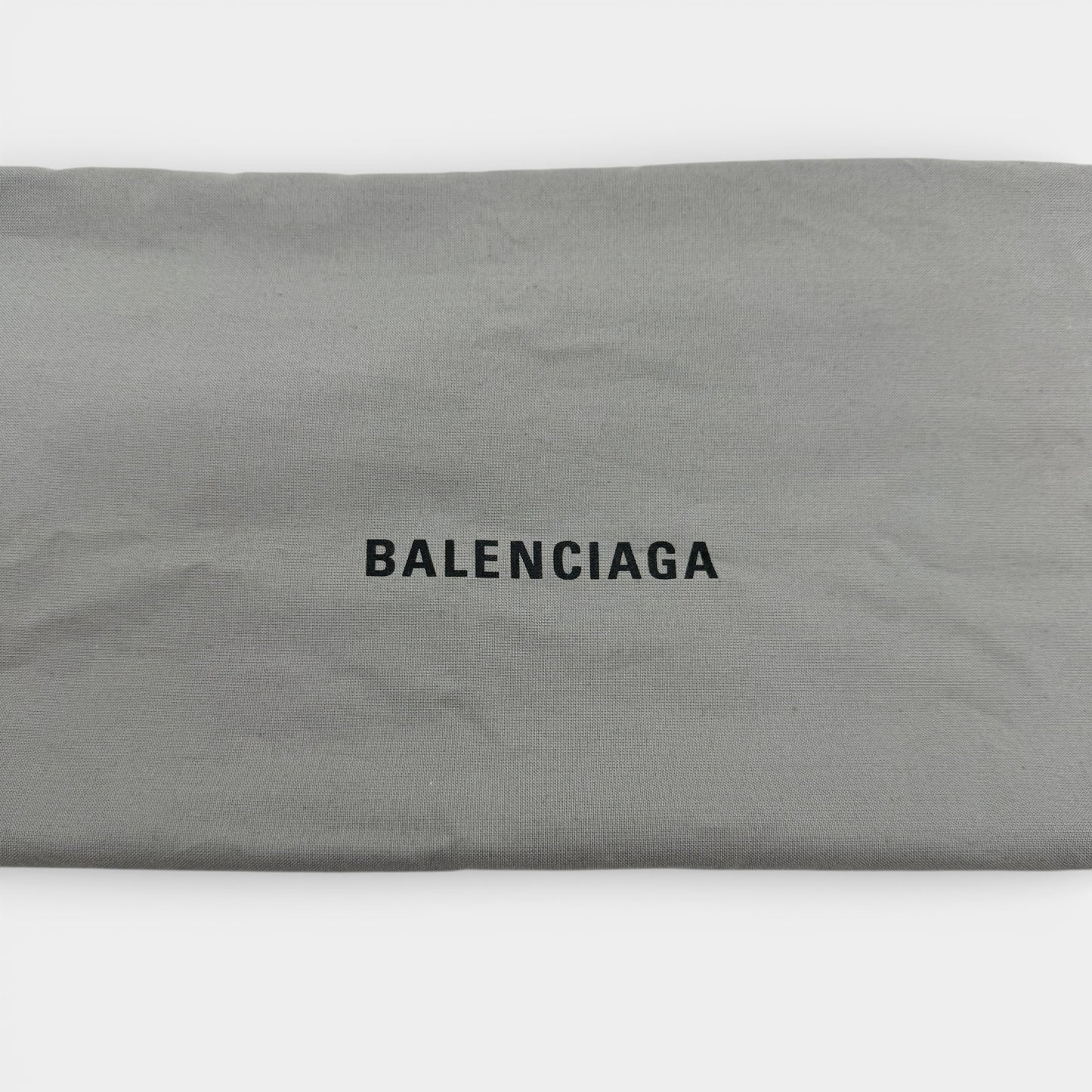 Balenciaga Black Natural Wave Small Bucket Tote Bag