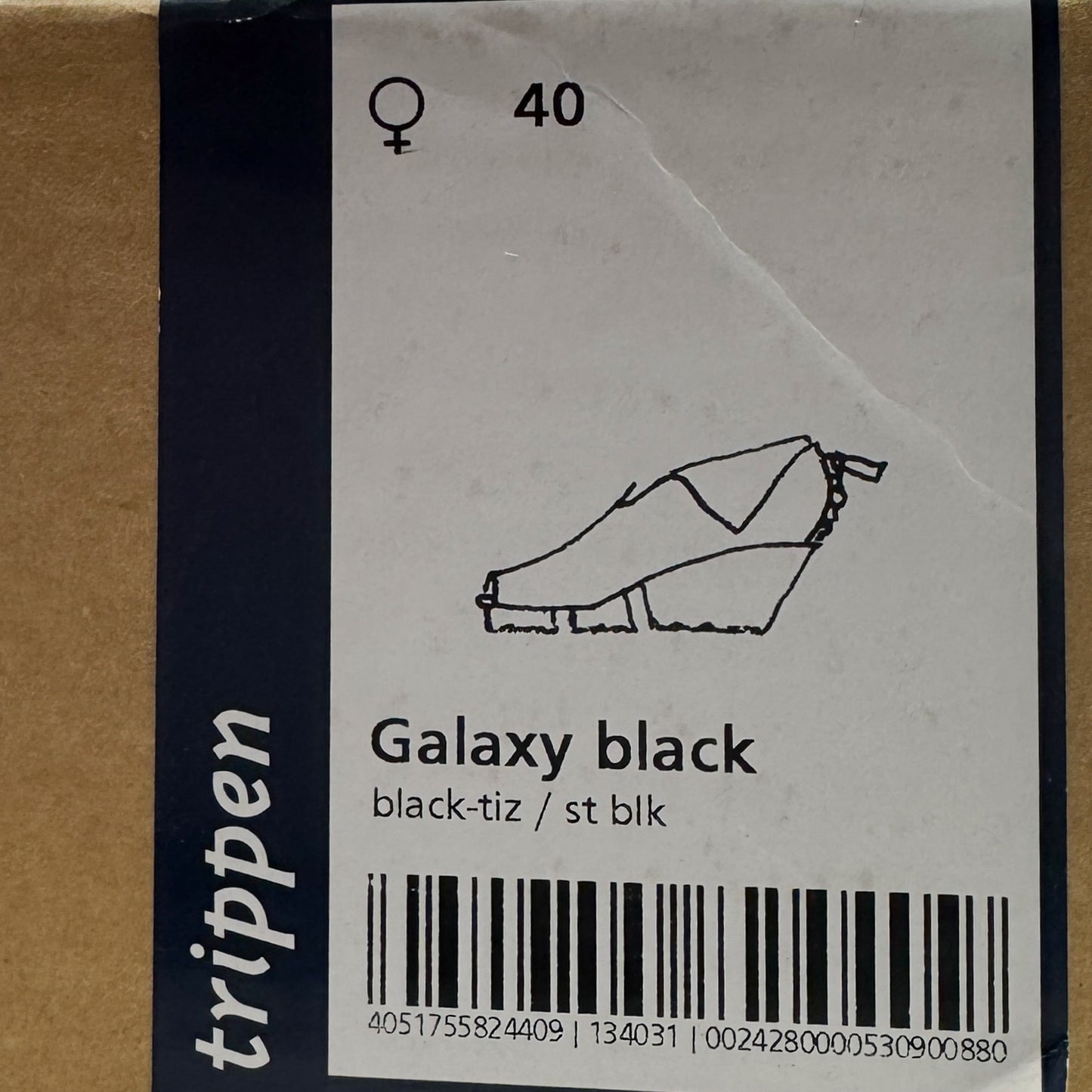 Trippen Galaxy Black Open Toes Wedge Ankle Boots EU40 ~ AU9