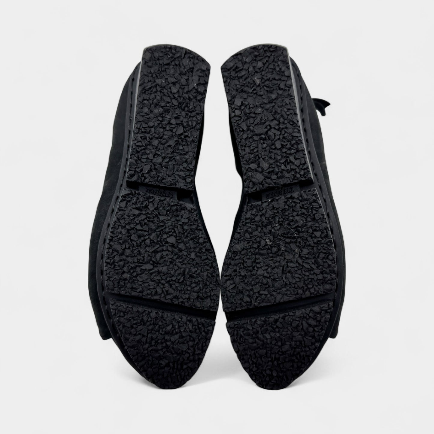 Trippen Galaxy Black Open Toes Wedge Ankle Boots EU40 ~ AU9