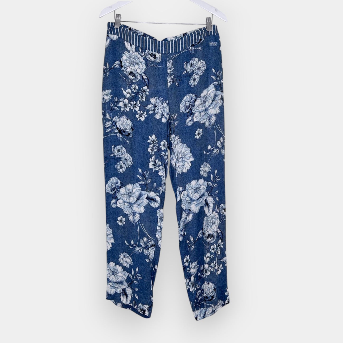 VDP Blue Floral Pants IT44 ~ AU12 [NEW]