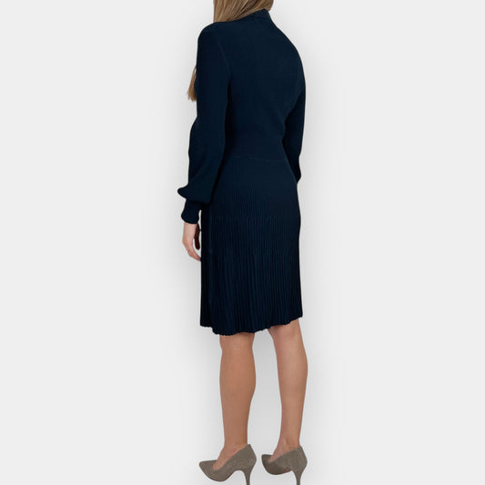 Veronica Beard Lauper Navy Blue Dress Large ~ AU14 [NEW]