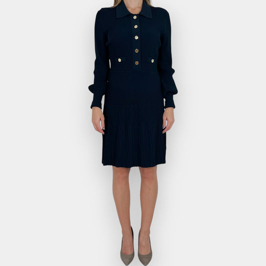 Veronica Beard Lauper Navy Blue Dress Large ~ AU14 [NEW]