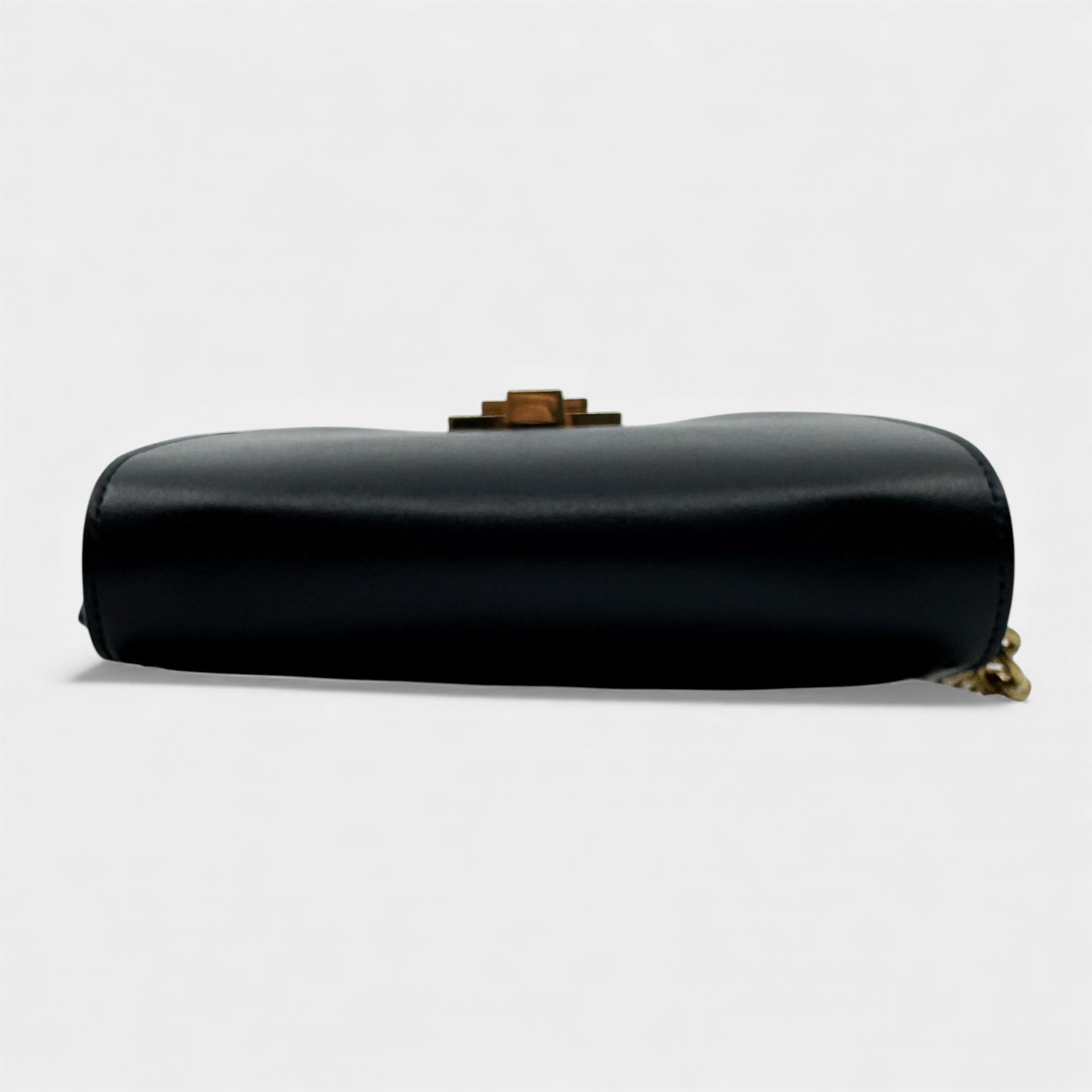 Victoria Beckham Black Half Moon Crossbody Bag