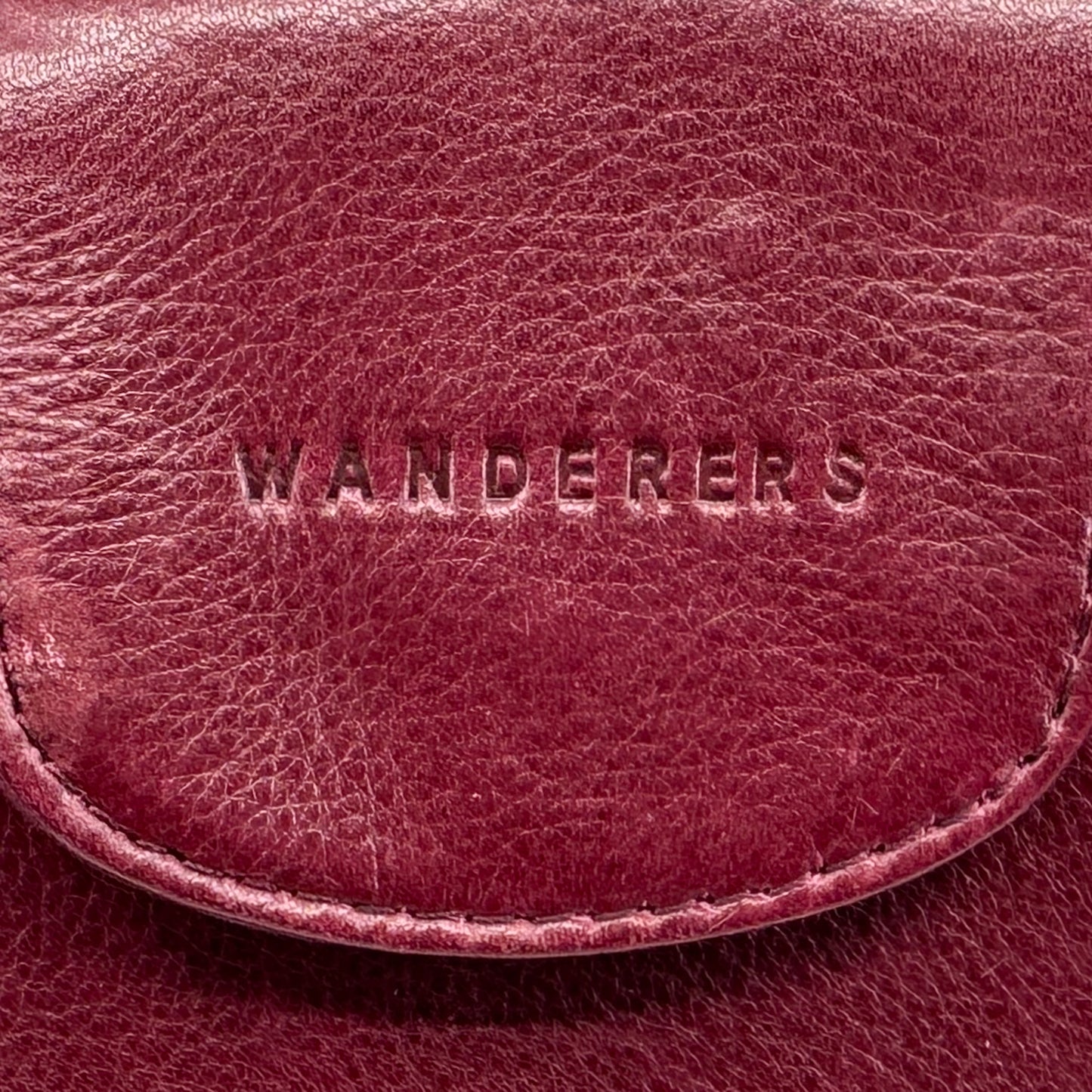 Wanderers Burgundy Red Leather Luxembourg Top Handle Handbag