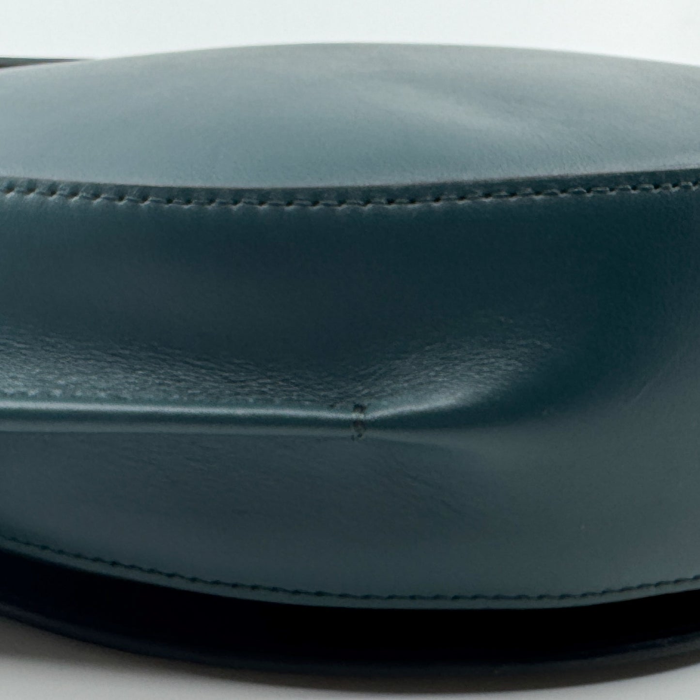 Wandler Teal Leather Medium Hortensia Crossbody Handbag