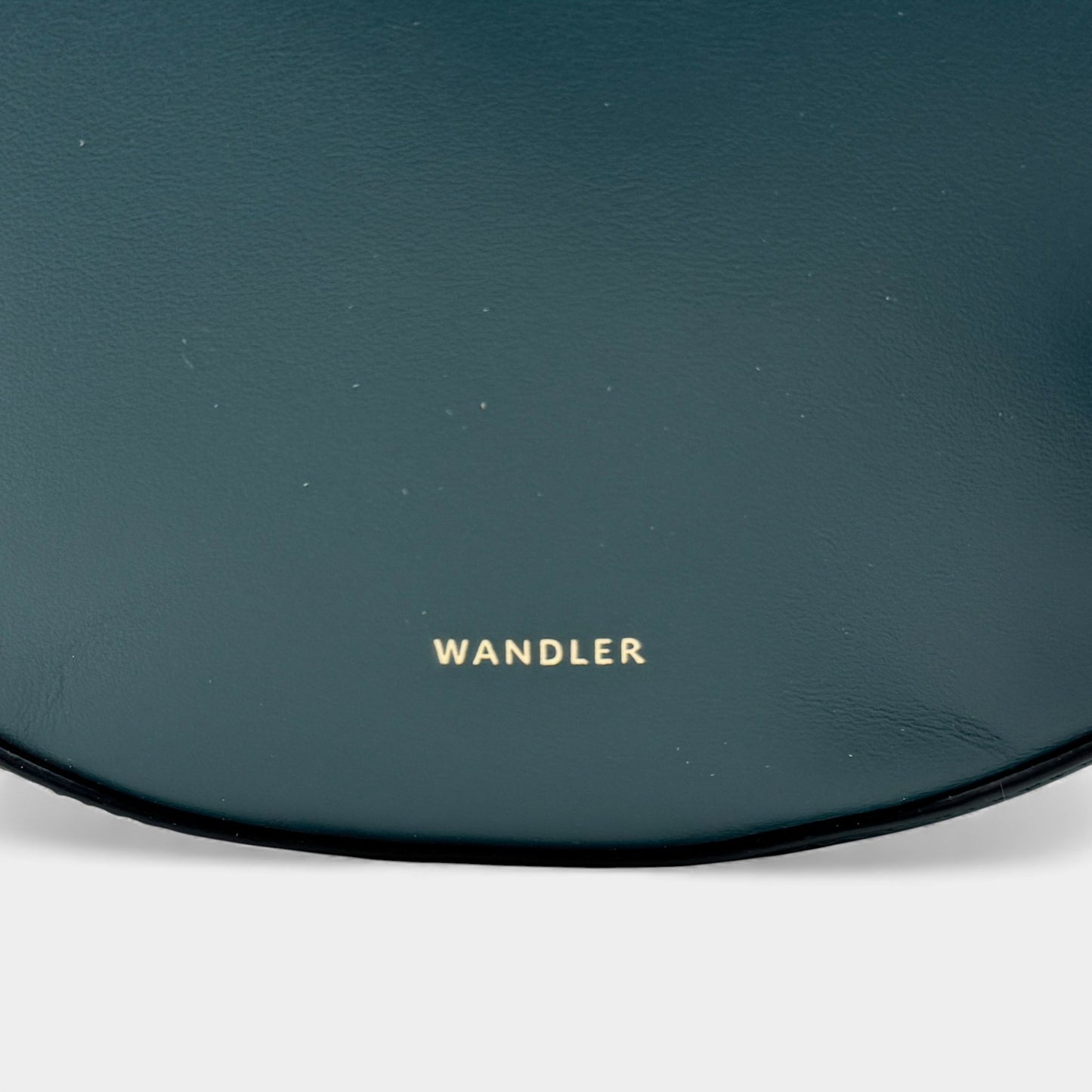 Wandler Teal Leather Medium Hortensia Crossbody Handbag