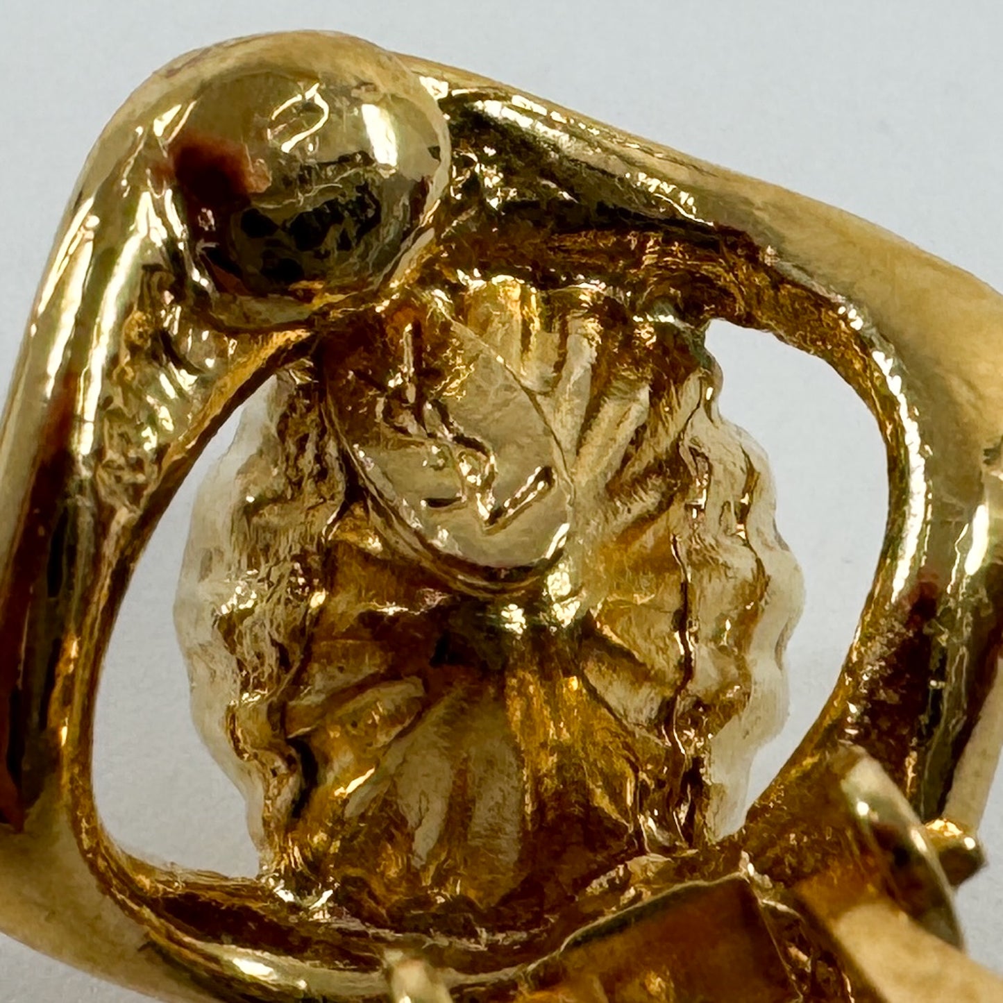 Vintage YSL Gold-Plated Crystal Clip-On Earrings [1980s]