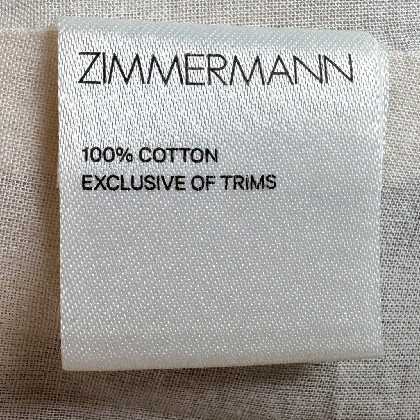 Zimmermann White & Lilac Floral Jasper Bandeau Tie Dress 2 ~ AU8-10