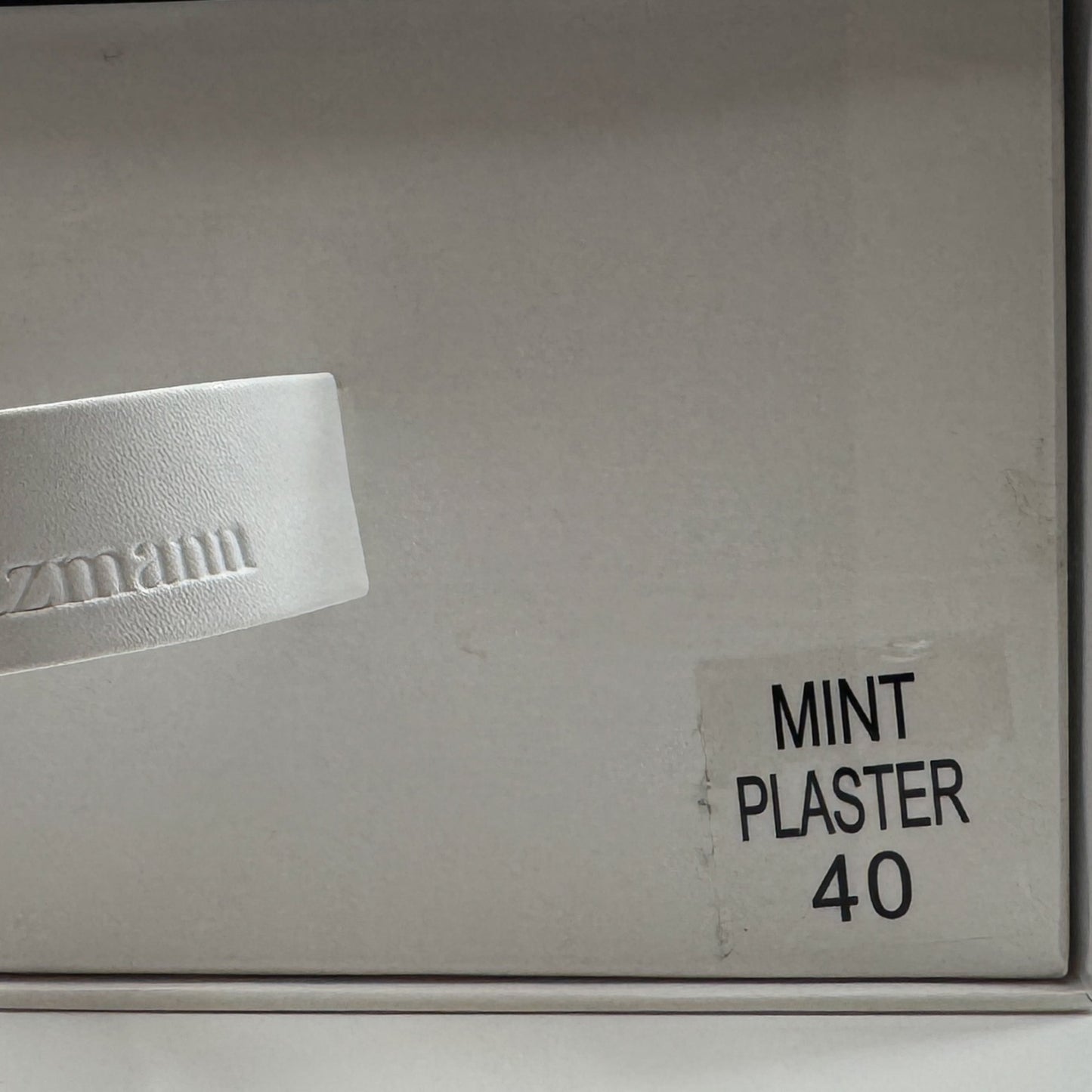 Zoe Kratzmann Bone Leather Wooden "Mint" Heel Mule Shoes EU40 ~ AU9